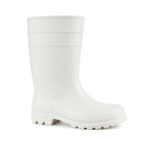 Botas de PVC blanca sin puntera de acero